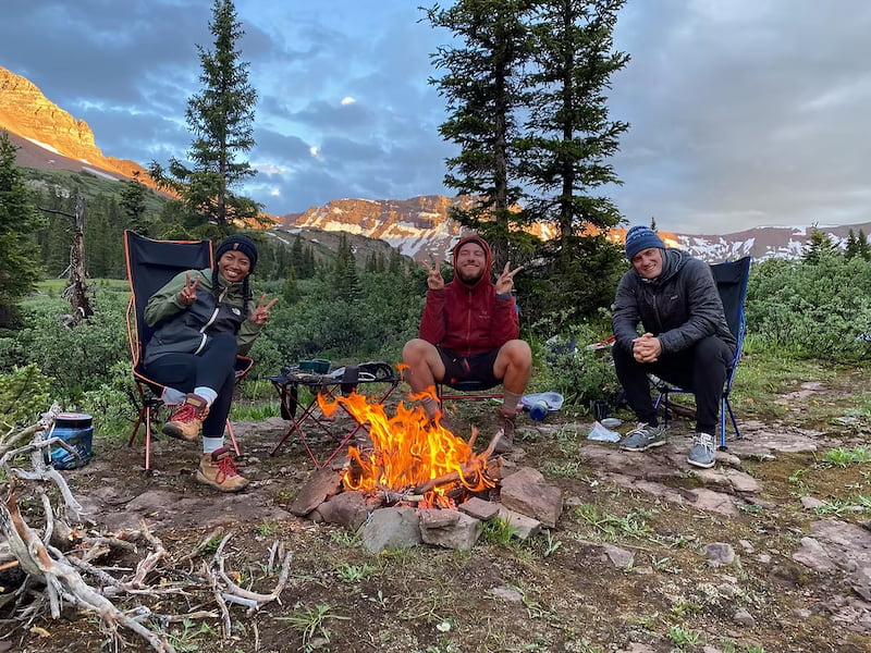 Campfire after the storm