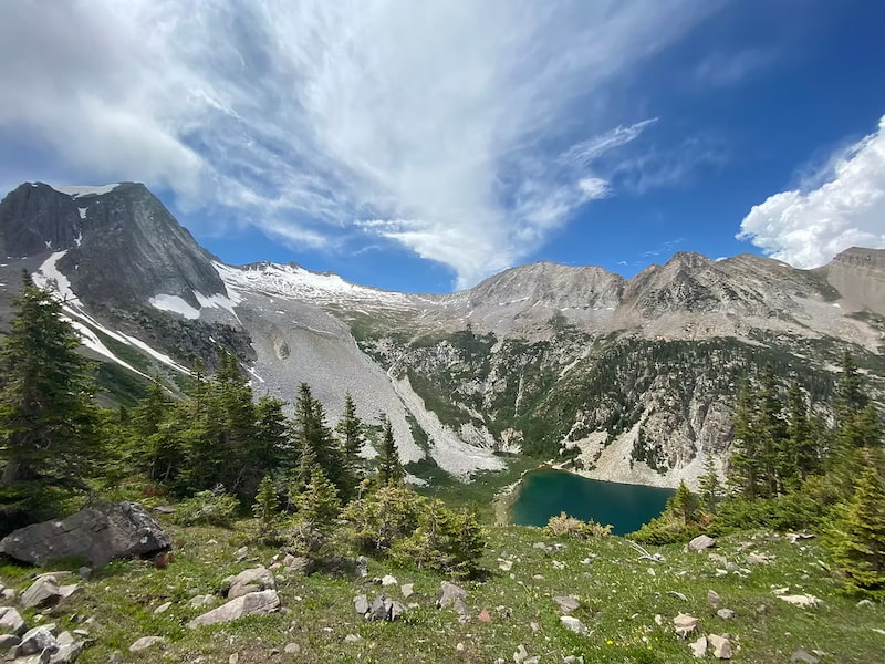 Snowmass Peak and Lake