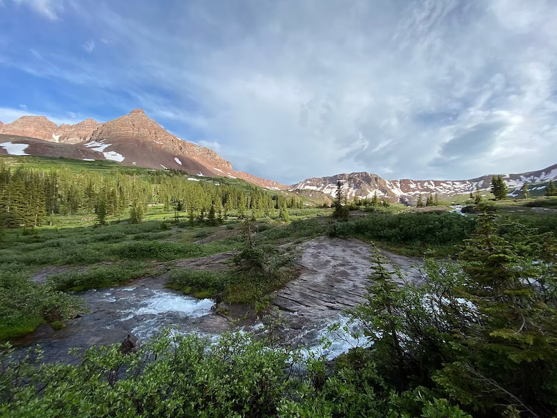 West Maroon Valley on Four Pass Loop backpacking trip