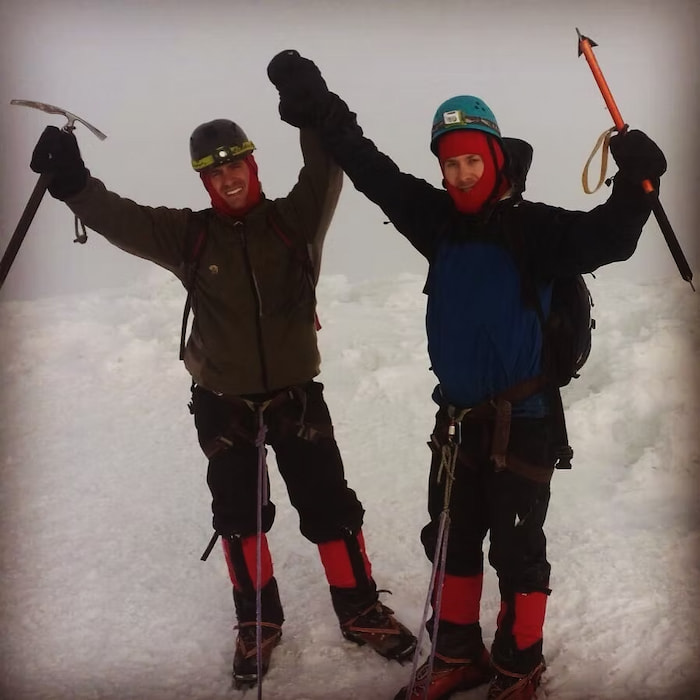 Successfully reaching the summit of Volcan Cayambe