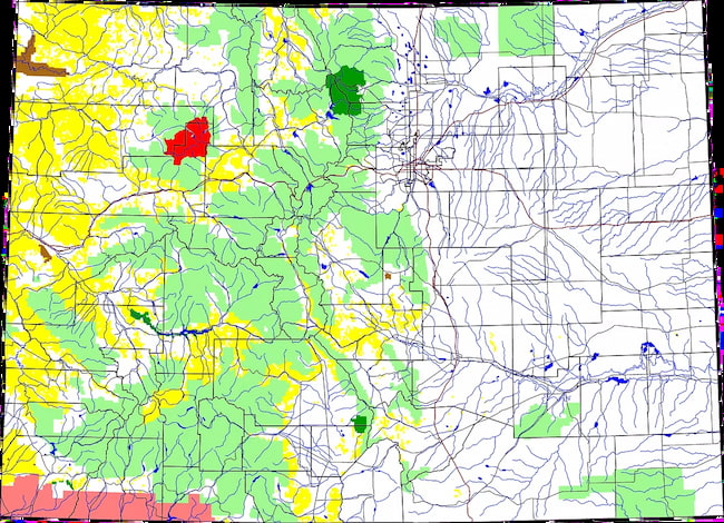 Map of Colorado