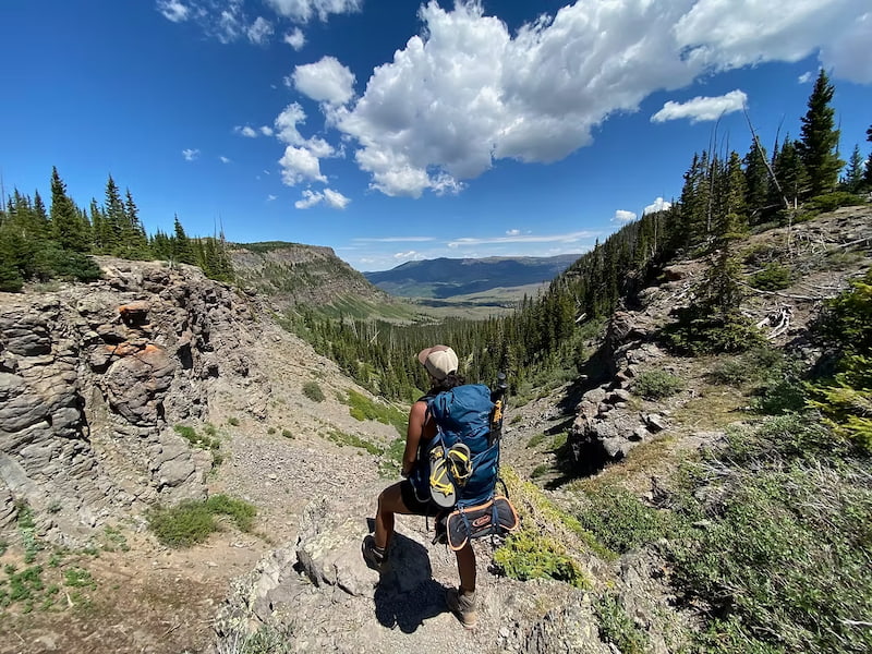 Taking in one more view of this breath taking wilderness