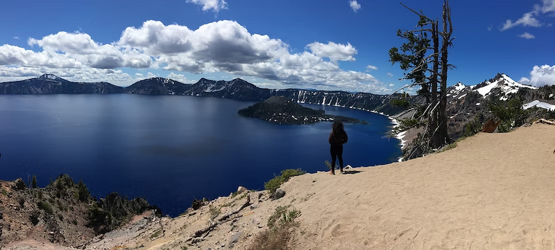 Gem of the cascades, Crater Lake National Park