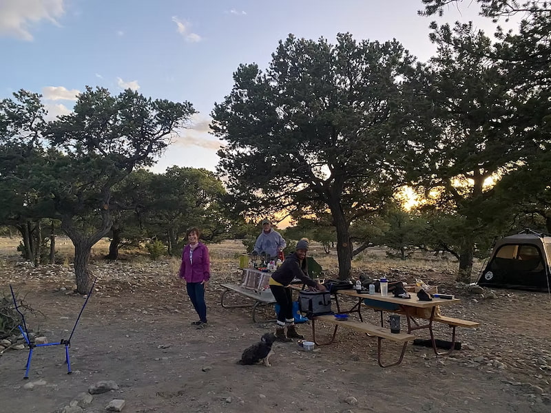 Camping in Sangre de Cristos