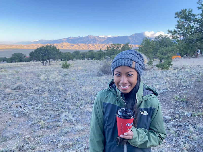 Cold morning out in Sangre de Cristos, Colorado