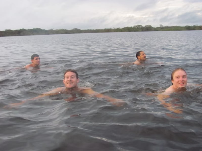 Swimming in the Amazon