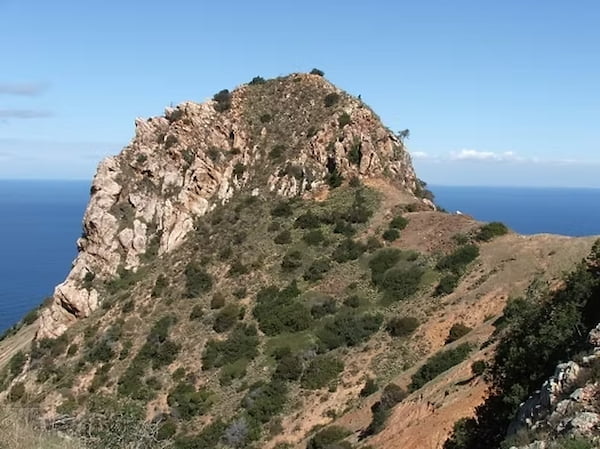 Twin rock on Catalina Island