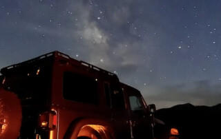 Milky way over the skies of Colorado near Mesa Verde National Park