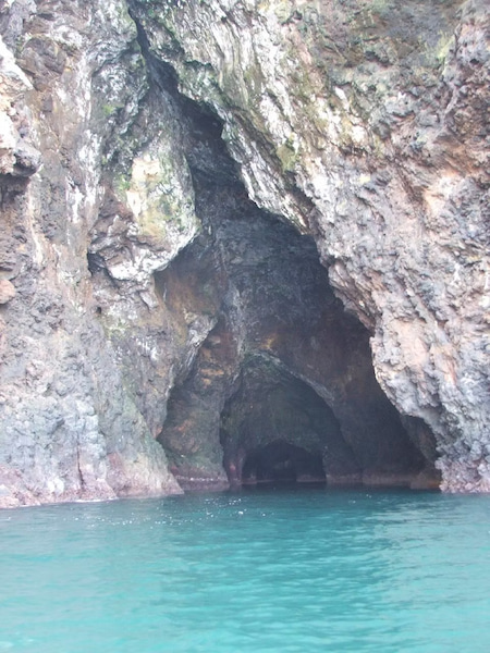 Entrance to painted cave