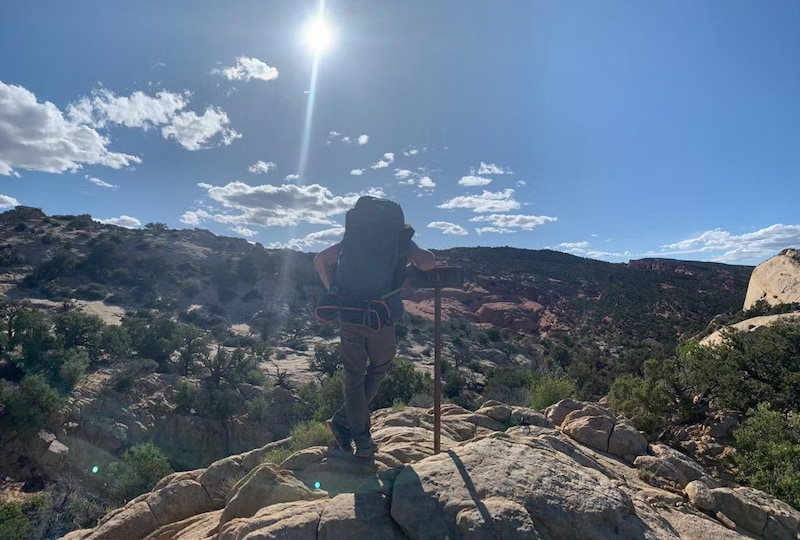 Short rest to catch breath & take in the views