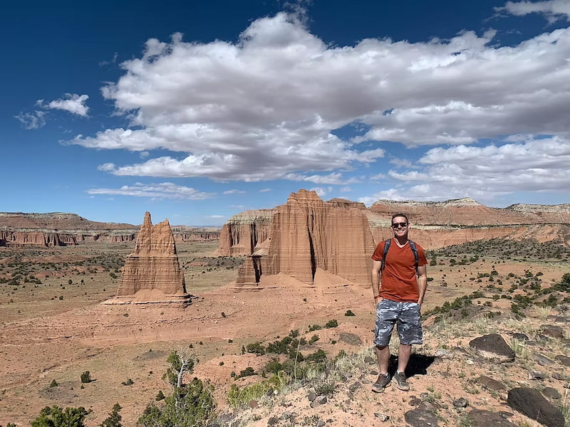 Ryan in Cathedral Valley