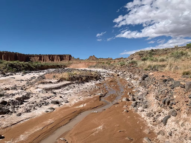 Evaporated river beds