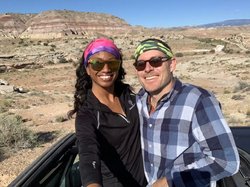 Selfie in the Utah desert