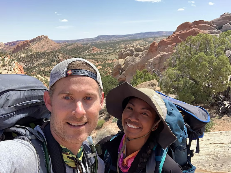 Selfie in the Utah desert