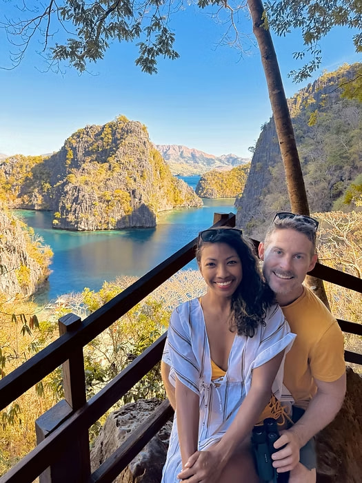 Hiking around the beautiful Palawan Islands in the Philippines