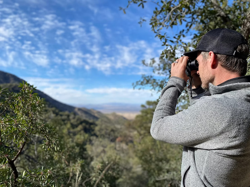 Looking out to Madera Canyon
