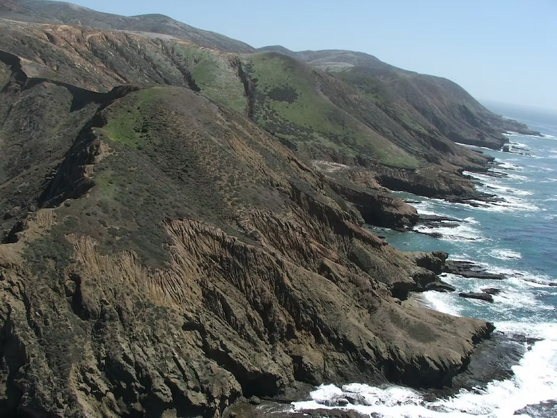 Channel Islands National Park coastline on a fragrant spring