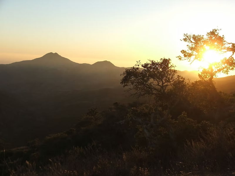 Sunset over the Channel Islands & Devils Peak