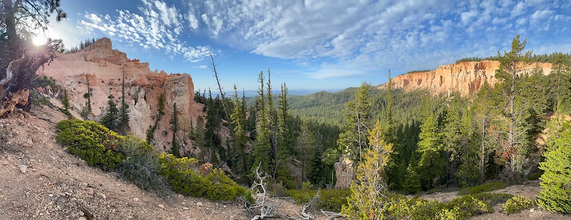 Golden hour in Bryce Canyon National Park