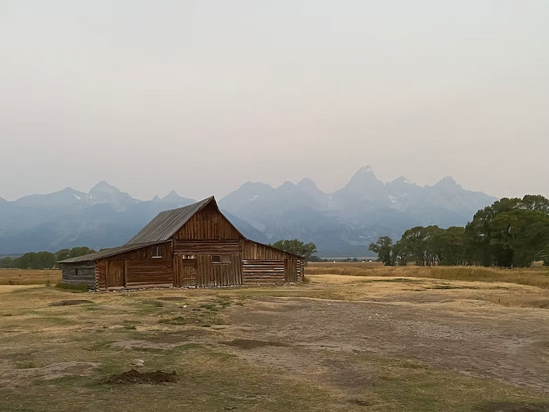 Iconic barn in the Tetons