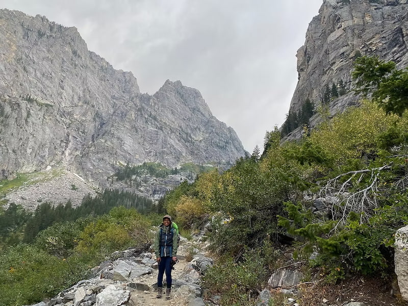Ominous clouds above Death Canyon in Grand Teton National Park