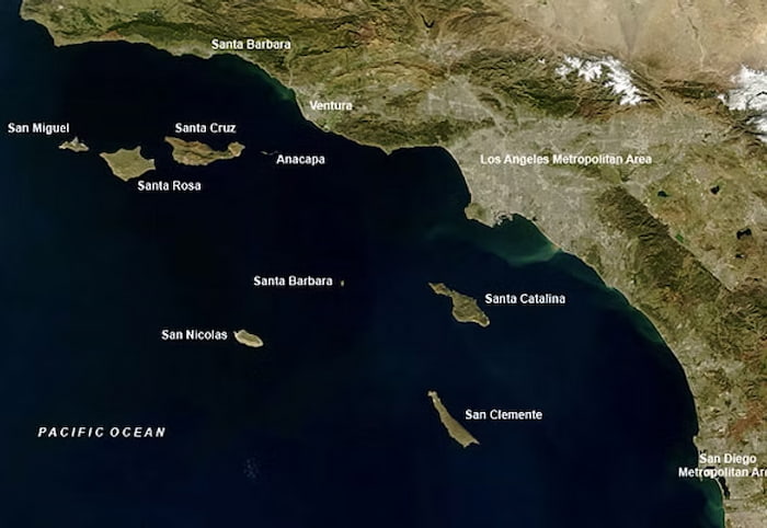 Map of Channel Islands National Park