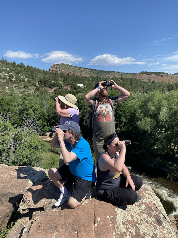 Red Rocks Nature Hike & Hot Springs Tour guests