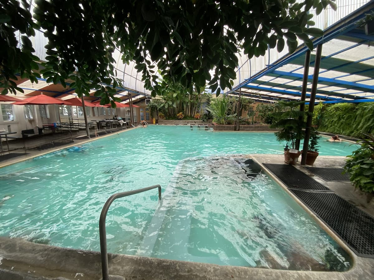 Mineral spring pool at the Indian Hot Springs, Idaho Springs, Colorado