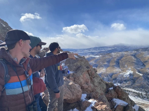 Guide Ryan Dibala on a Birding Man hike